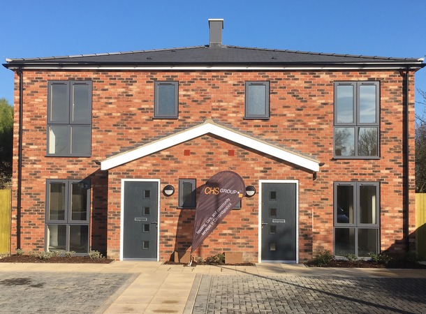 Image of new CHS social housing and shared ownership homes